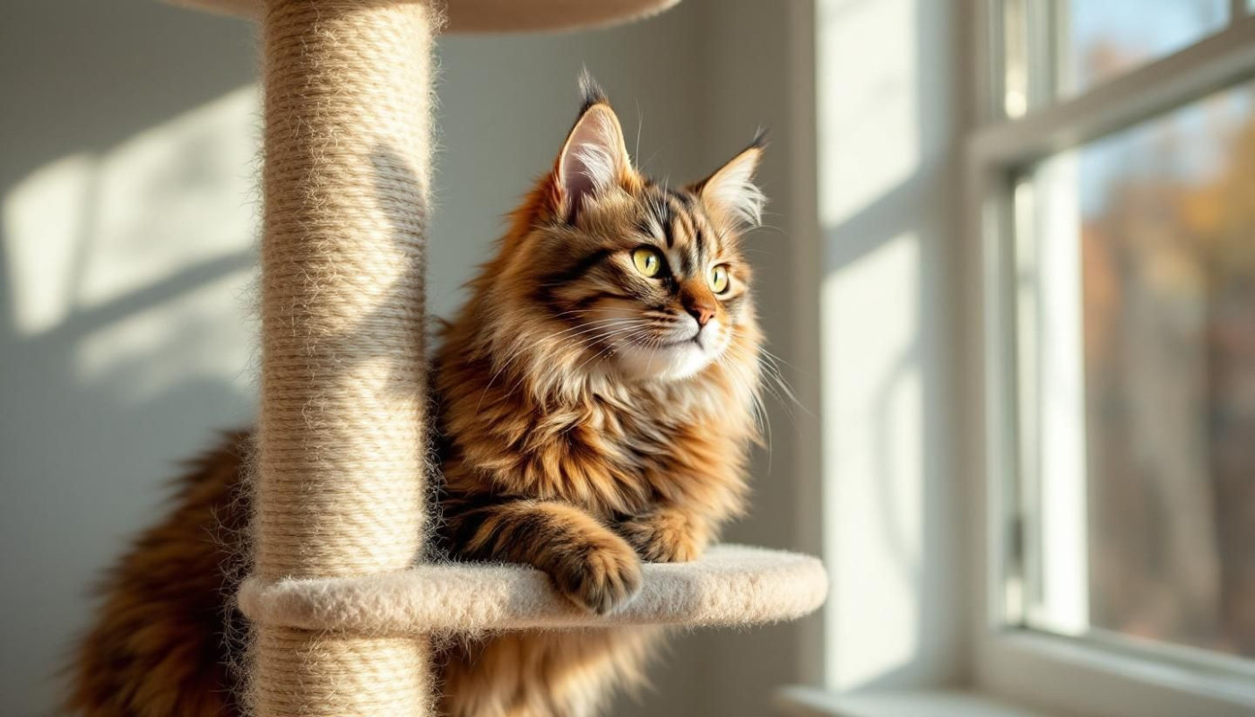 Wie wählt man den perfekten Kratzbaum für große Katzenrassen?